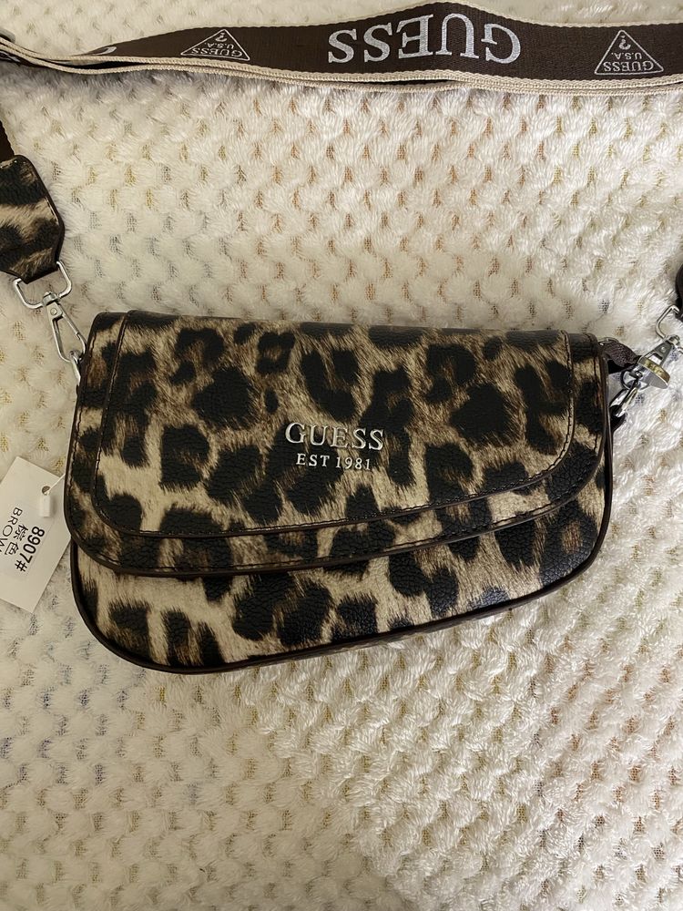 Сумка Guess леопардова