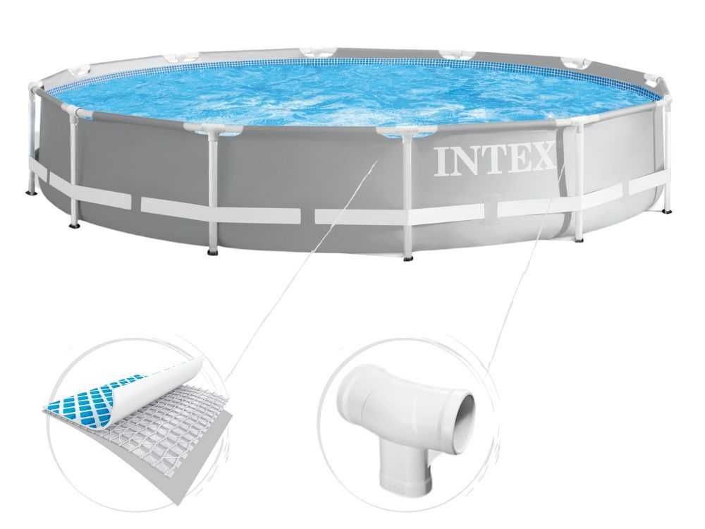 Каркасний басейн 366х76 см INTEX 26710 об'єм 6503 літрів Інтекс Интекс