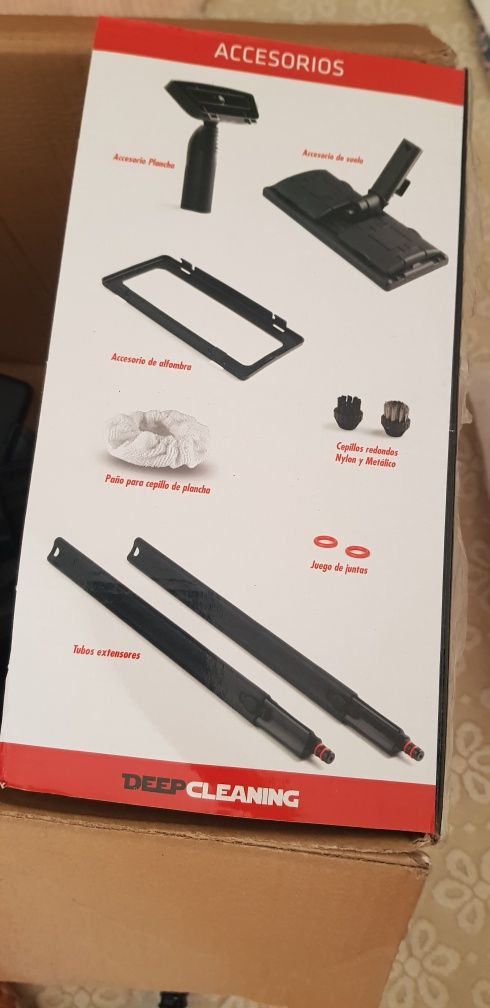 Vaporeta professional com ferro de engomar