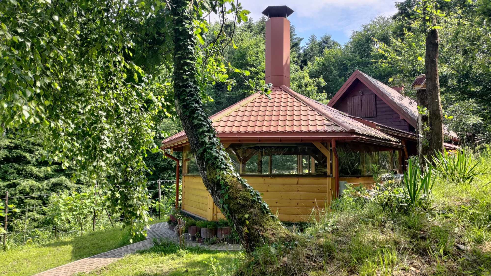 Domek letniskowy w lesie na wyłączność, sauna, balia, bania, panieński