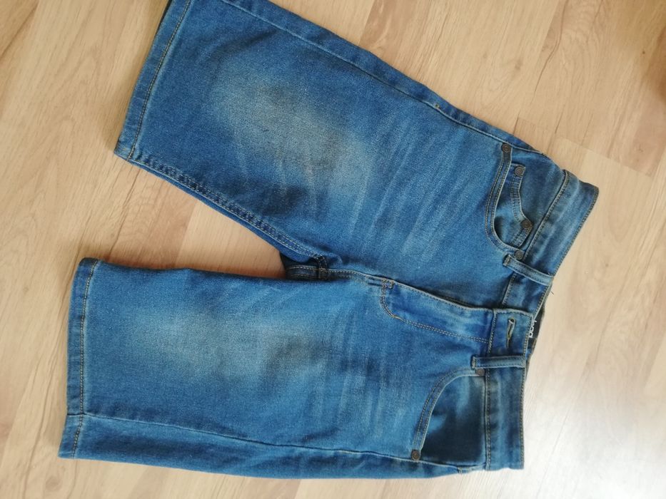 Spodenki szorty męskie chłopięce jeansowe dżinsowe