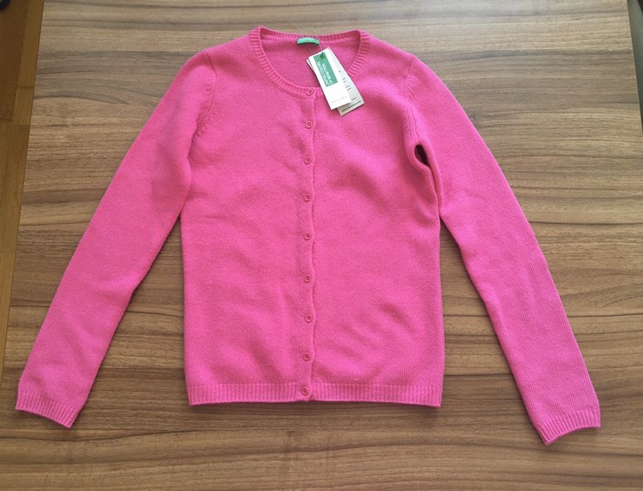Тепла кофта Benetton на дівчинку, вовна, 10-12 років