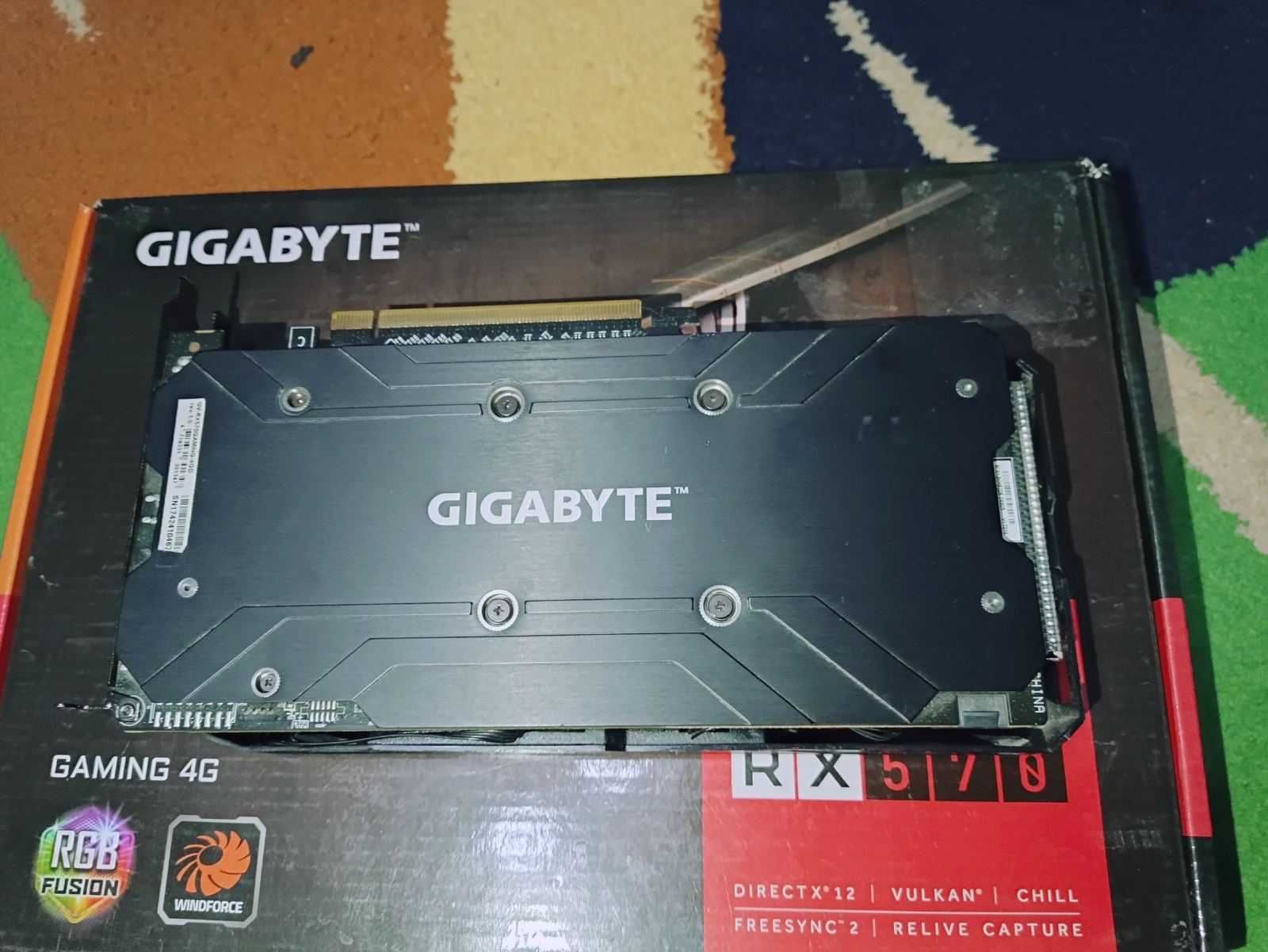 Відеокарта Gigabyte RX 570 Gaming 4GB GDDR5 (256Bit) (1244/7000)