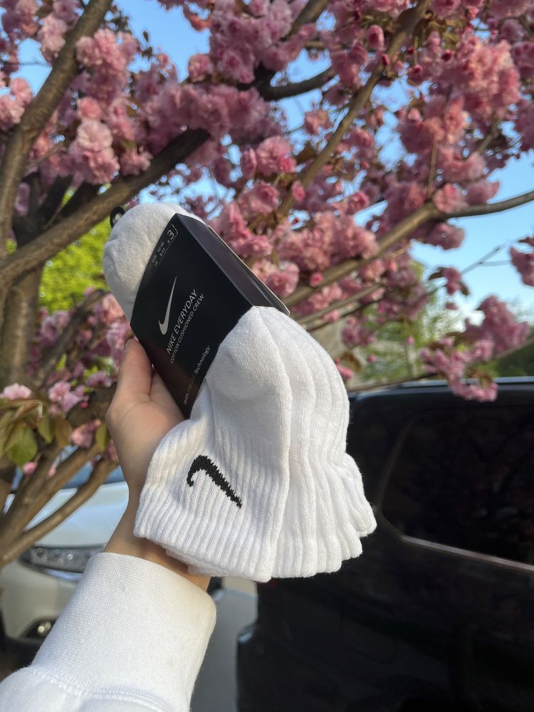 ОРИГінал Nike Everyday носки білі середні 38-42, 42-46, 46-50
