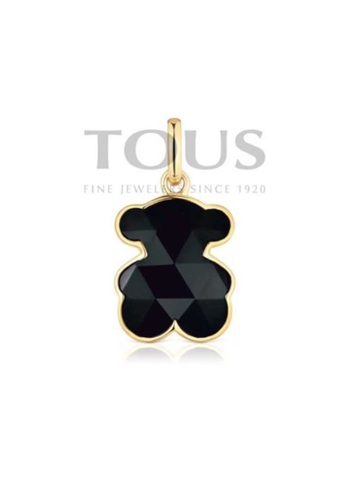 TOUS wisiorek Icon Color 1,6cm onyks srebro 925 oryginał