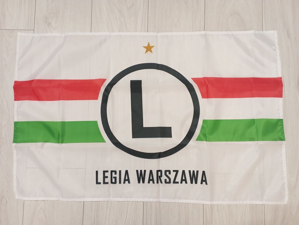 Flaga Legia Warszawa eLka NOWA 90X60