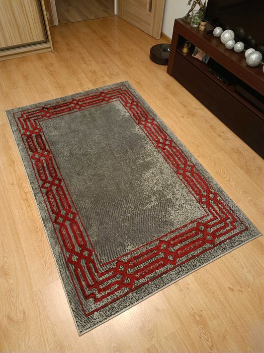 Nowoczesny, szary dywan do salonu/kuchni/pokoju 115 cm x 185 cm