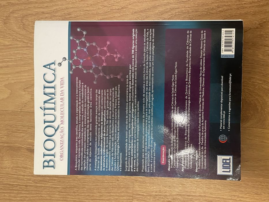 Livro Bioquimica - Organização Molecular da Vida