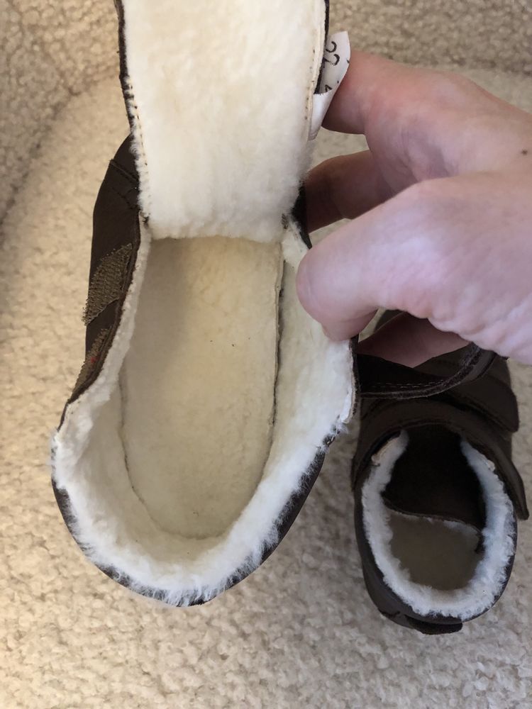 Buty Froddo Prewalkers Winter Furry barefoot rozmiar 22