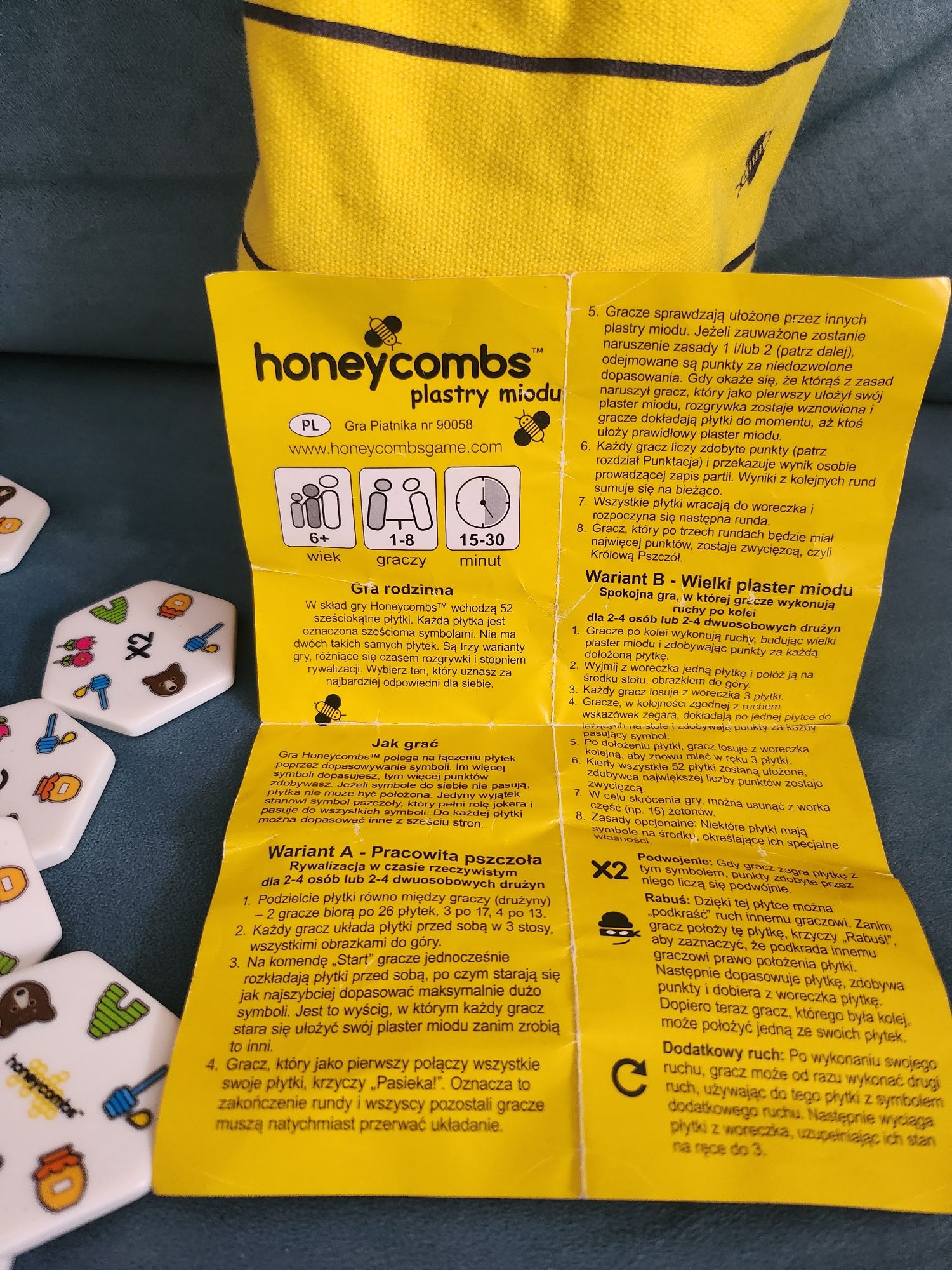 Honeycombs Gra plastry miodu