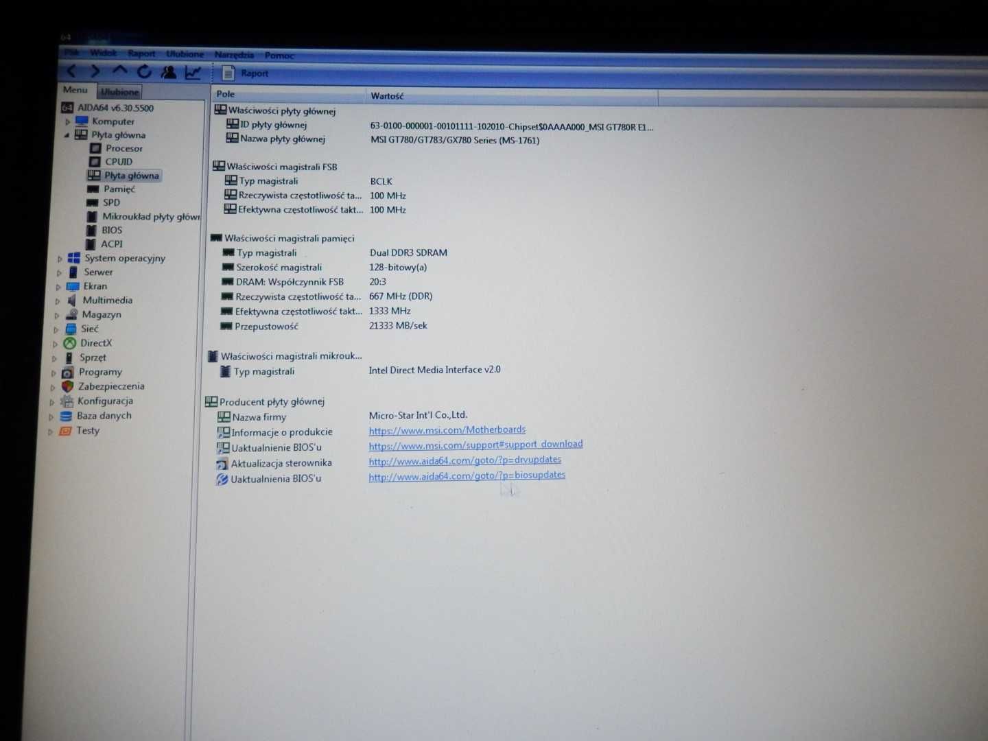 Płyta główna MSI GT/GX 780/783 MS-1761