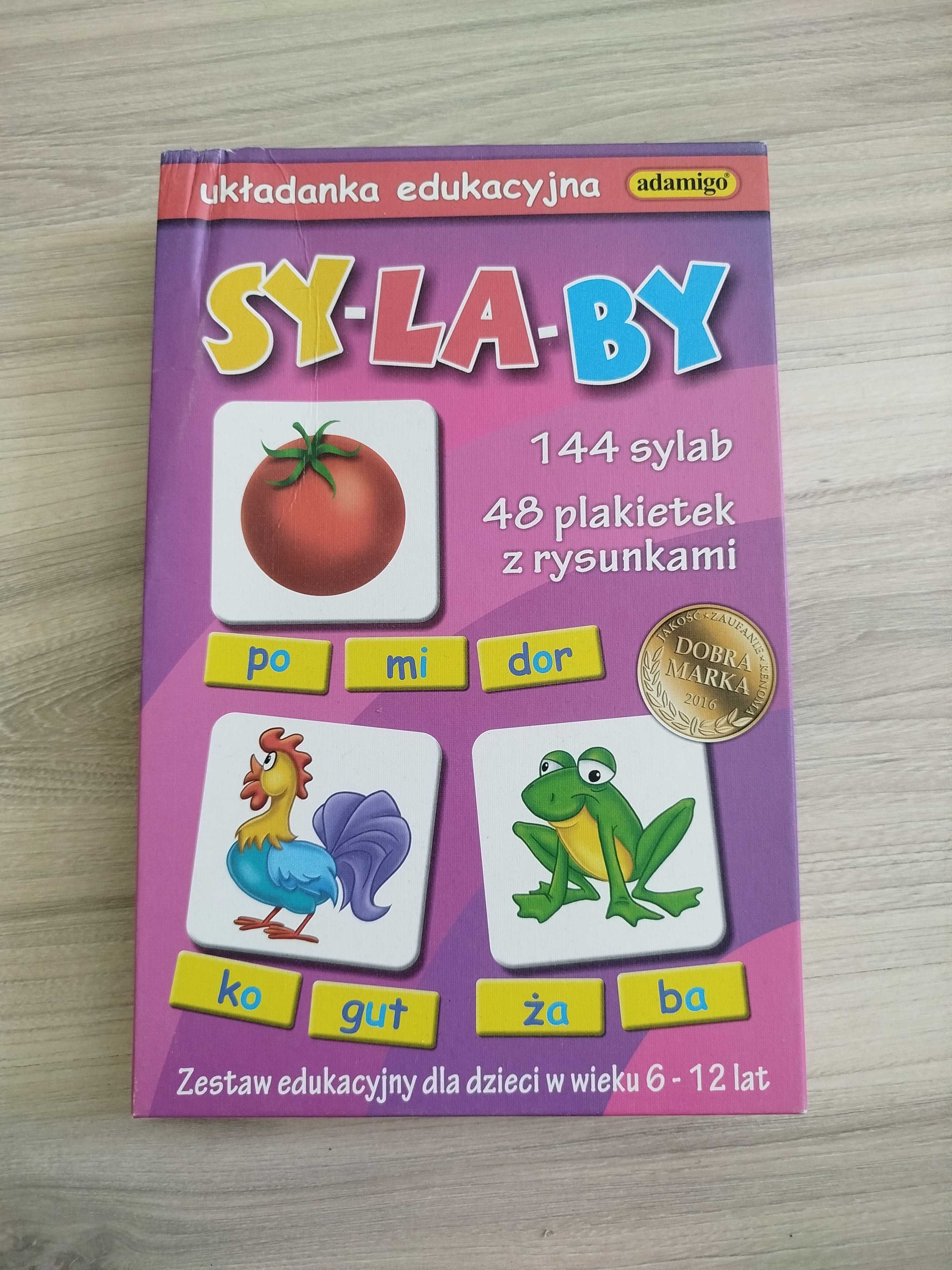 SY-LA-BY, układanka edukacyjna, adamigo, 6-12 lat