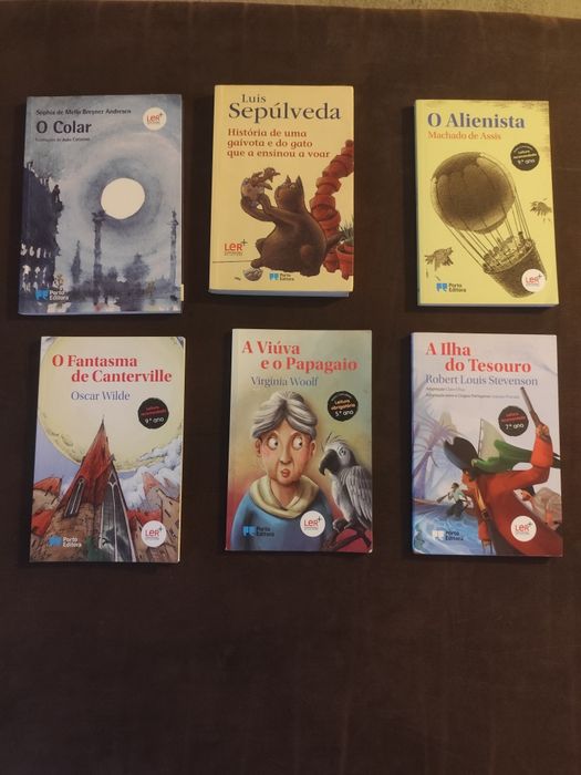 Livros para leitura obrigatória escolar