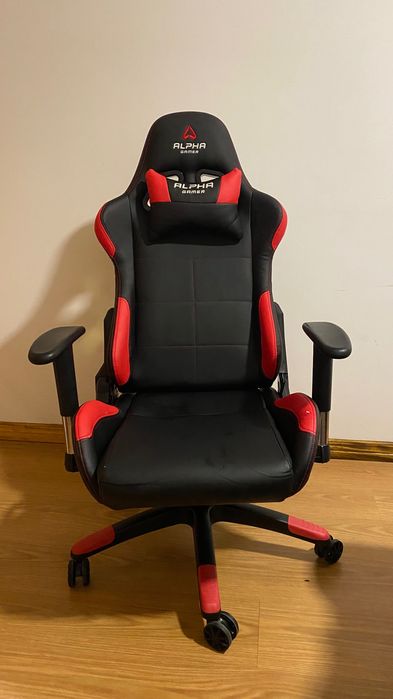 Cadeira Gamer Alpha Gamer - Preto e Vermelho