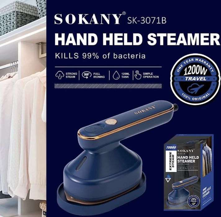 SOKANY SK-3071B żelazko parowe 1200W kompaktowe podróżne