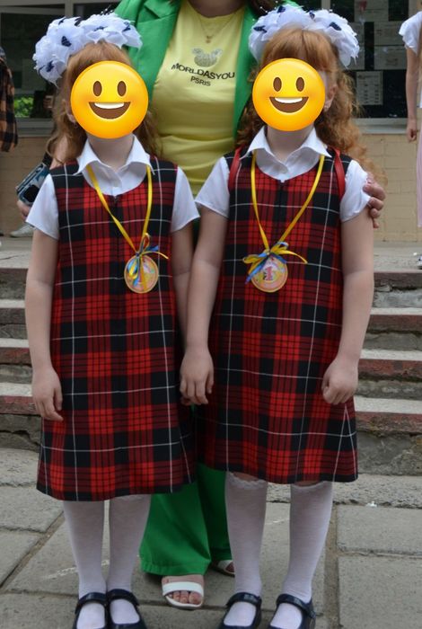 Шкільна форма, сарафани, рубашки для двійні/близнят  ціна за ВСЕ!!!