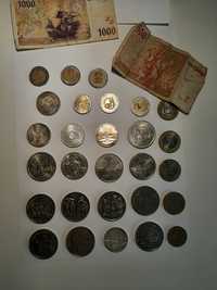 Conjunto de 200 moedas antigas  de escudo portugues