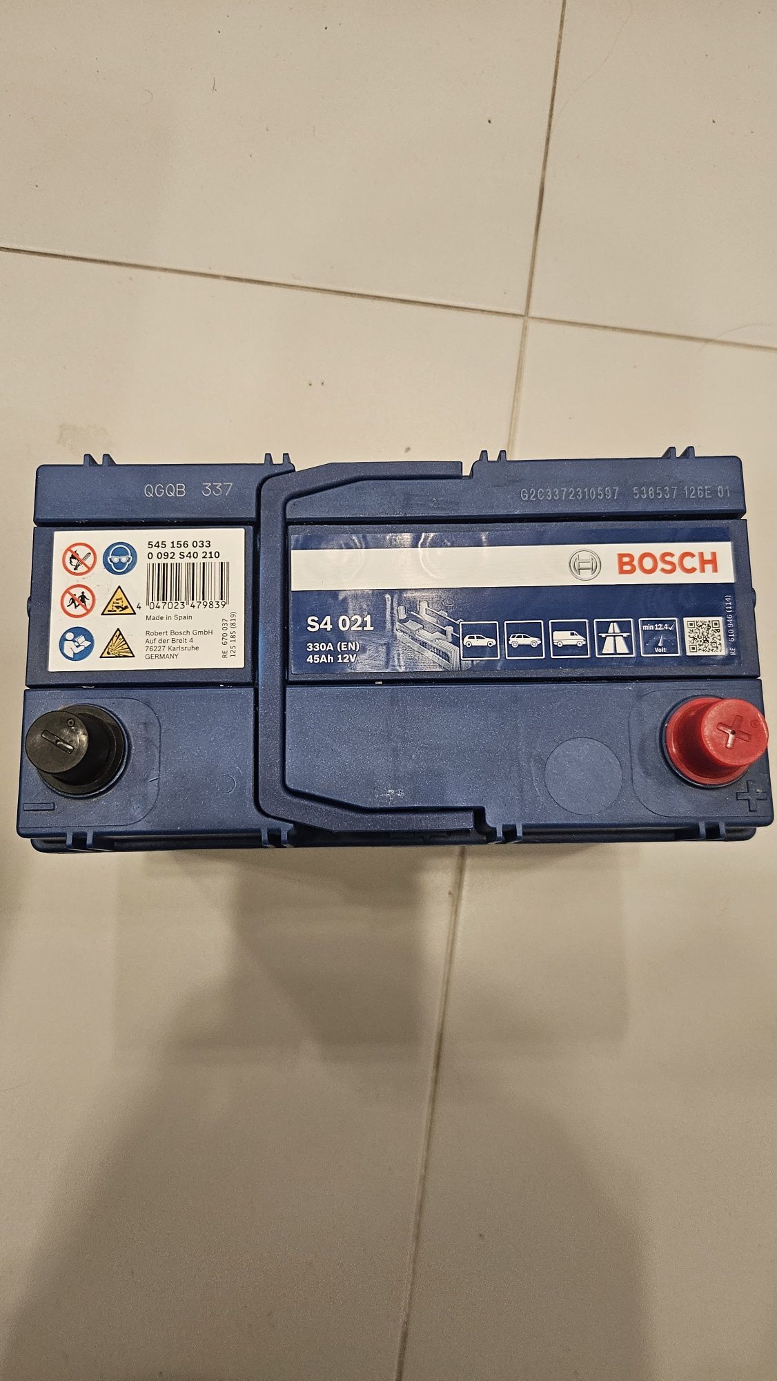 Аккумулятор Bosch 45Ah 330A