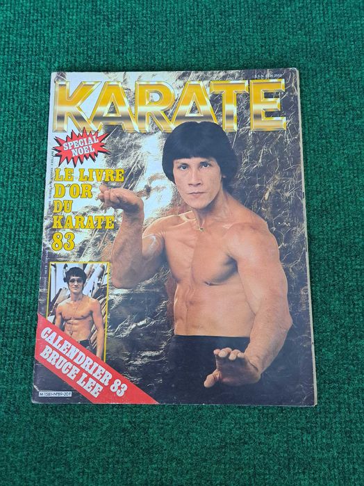 Revista Karate N.° 89 com Poster Calendário de 1983 com Bruce Lee
