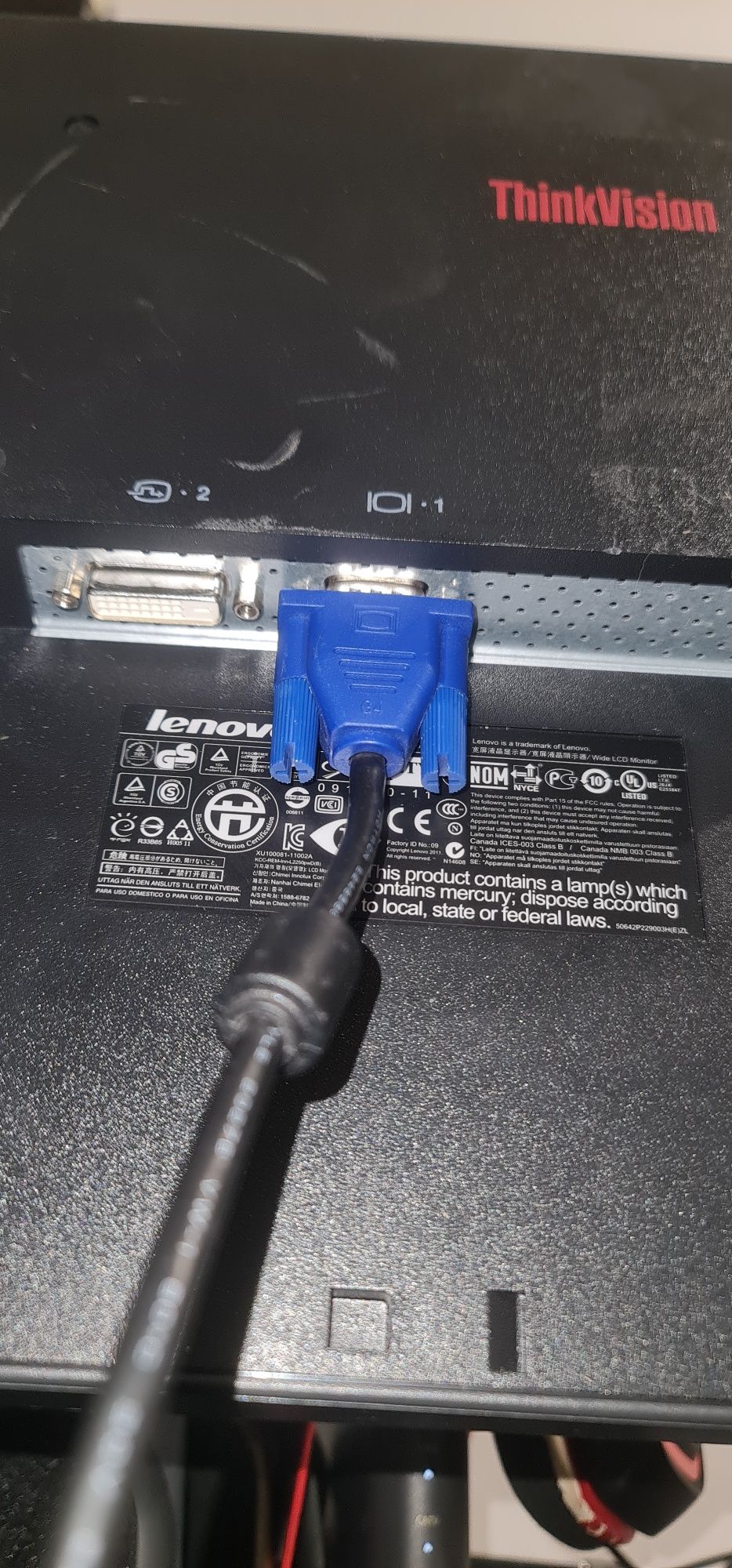Lenovo Monitor 23" (L2250pwD)