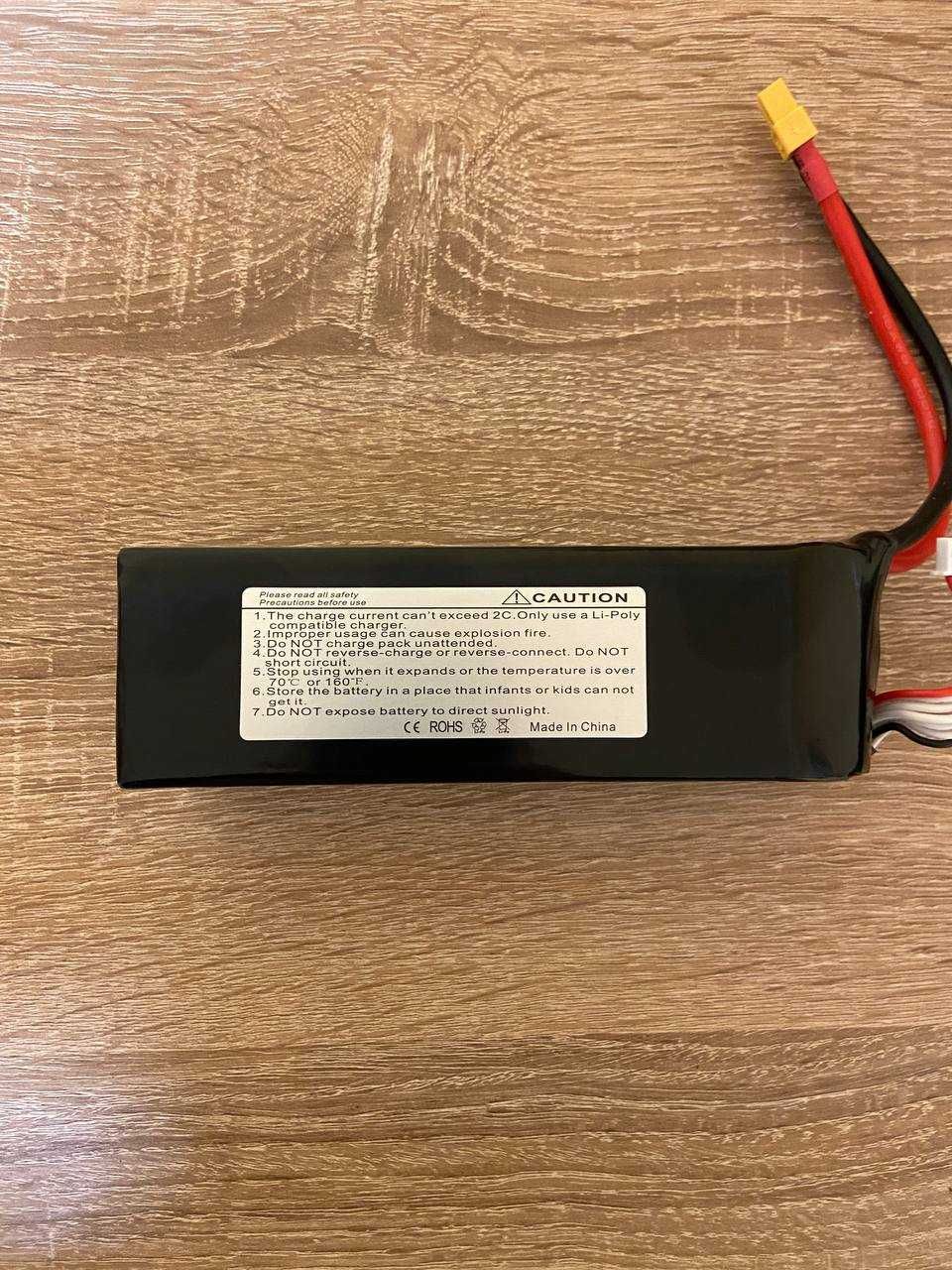 Аккумулятор Lithium Ion  6000mAh 22.2V 6S 65C Lipo XT60