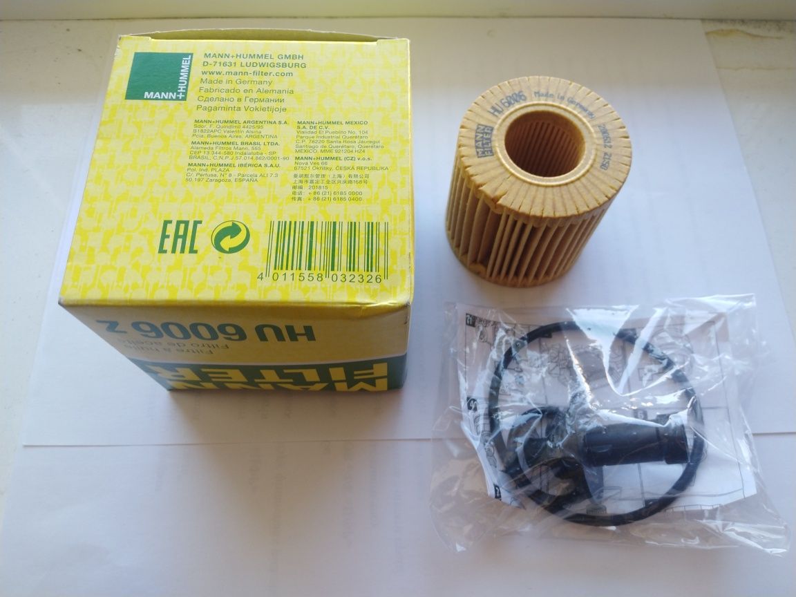 Масляный фильтр Toyota, MANN-FILTER HU 6006 z