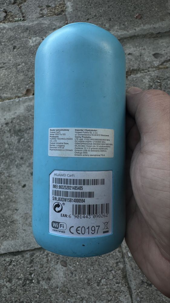 Router 4G LTE Huawei CarFi E8377 (do samochodu)