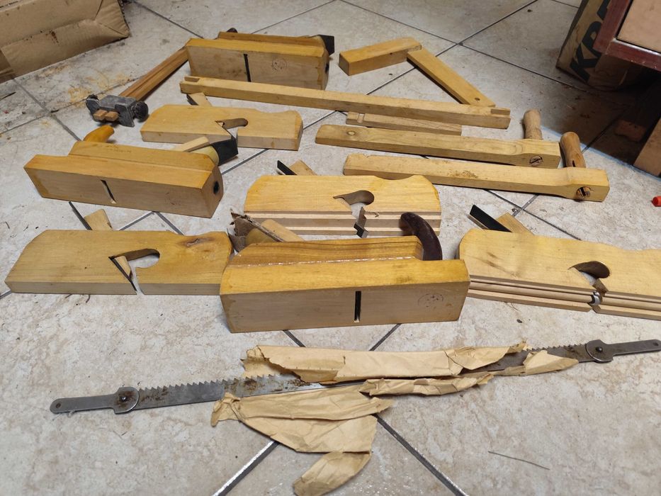 Heble stolarskie stare zestaw