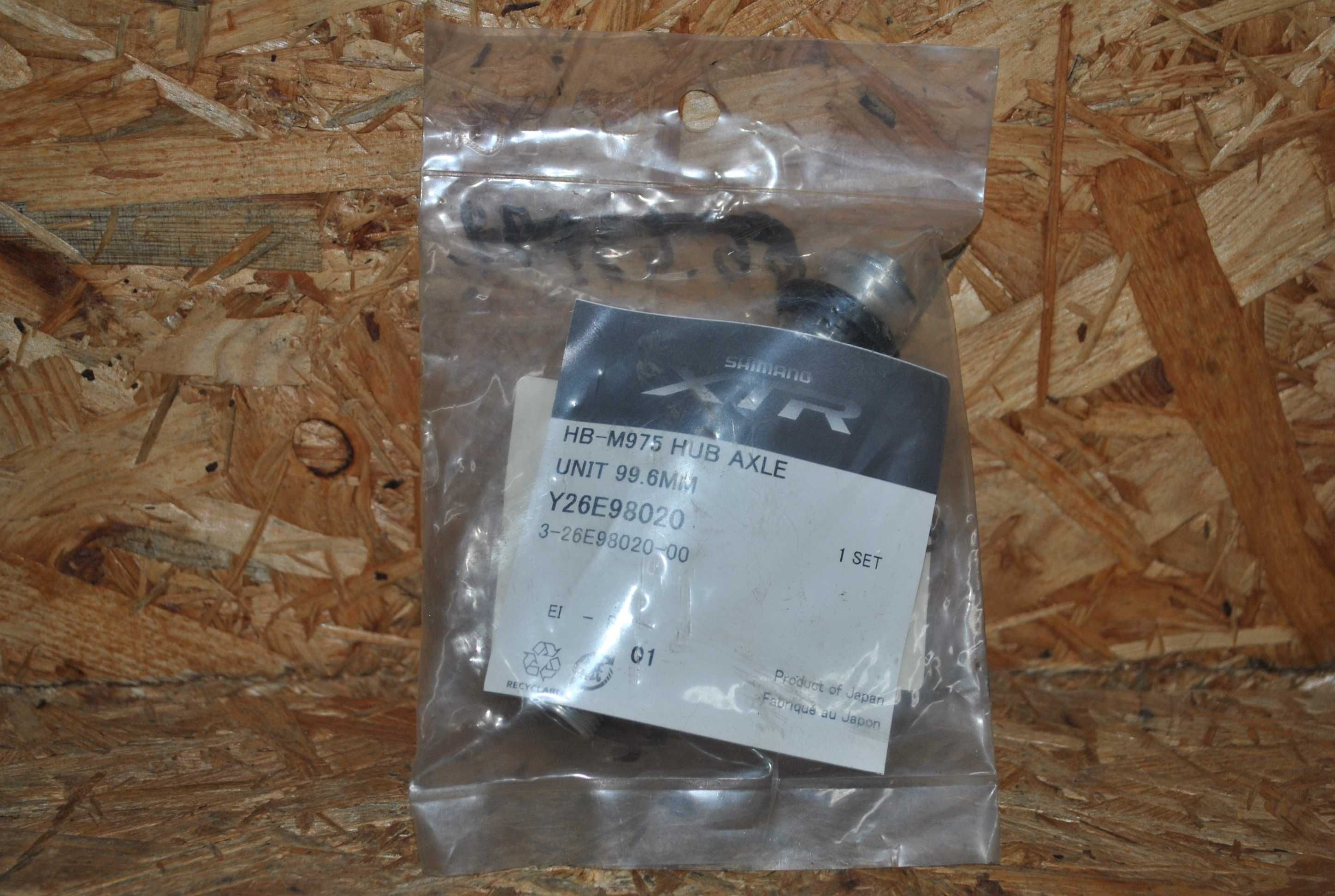 Nowy Shimano XTR HB-M975 Oś piasty przedniej - 99.6mm-Y26E98020