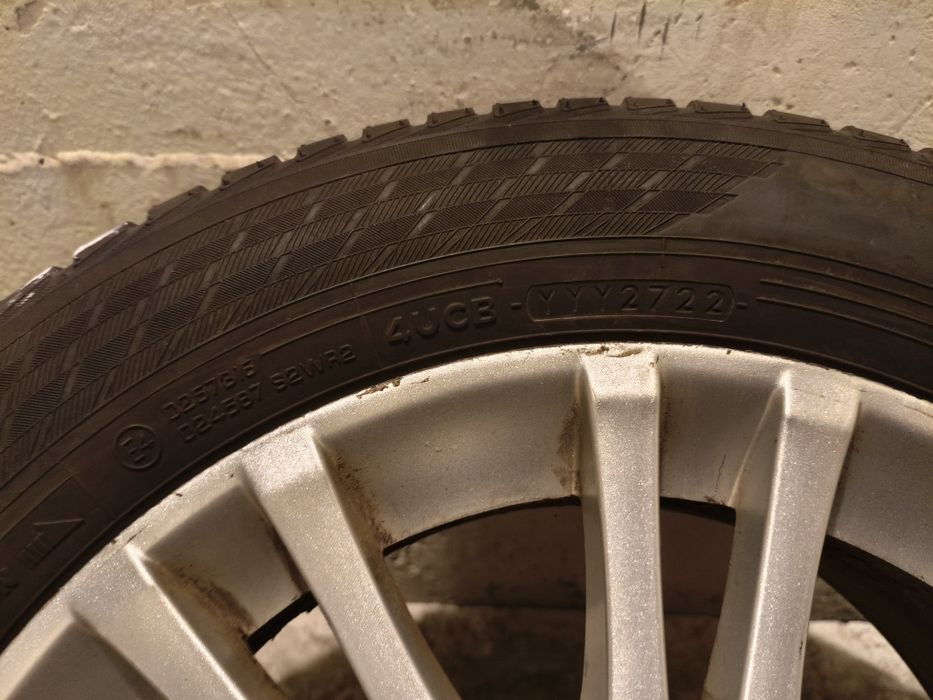 Felgi aluminiowe 15' 4x114,3 15 ET44 Volvo opony zimowe 195/60r15