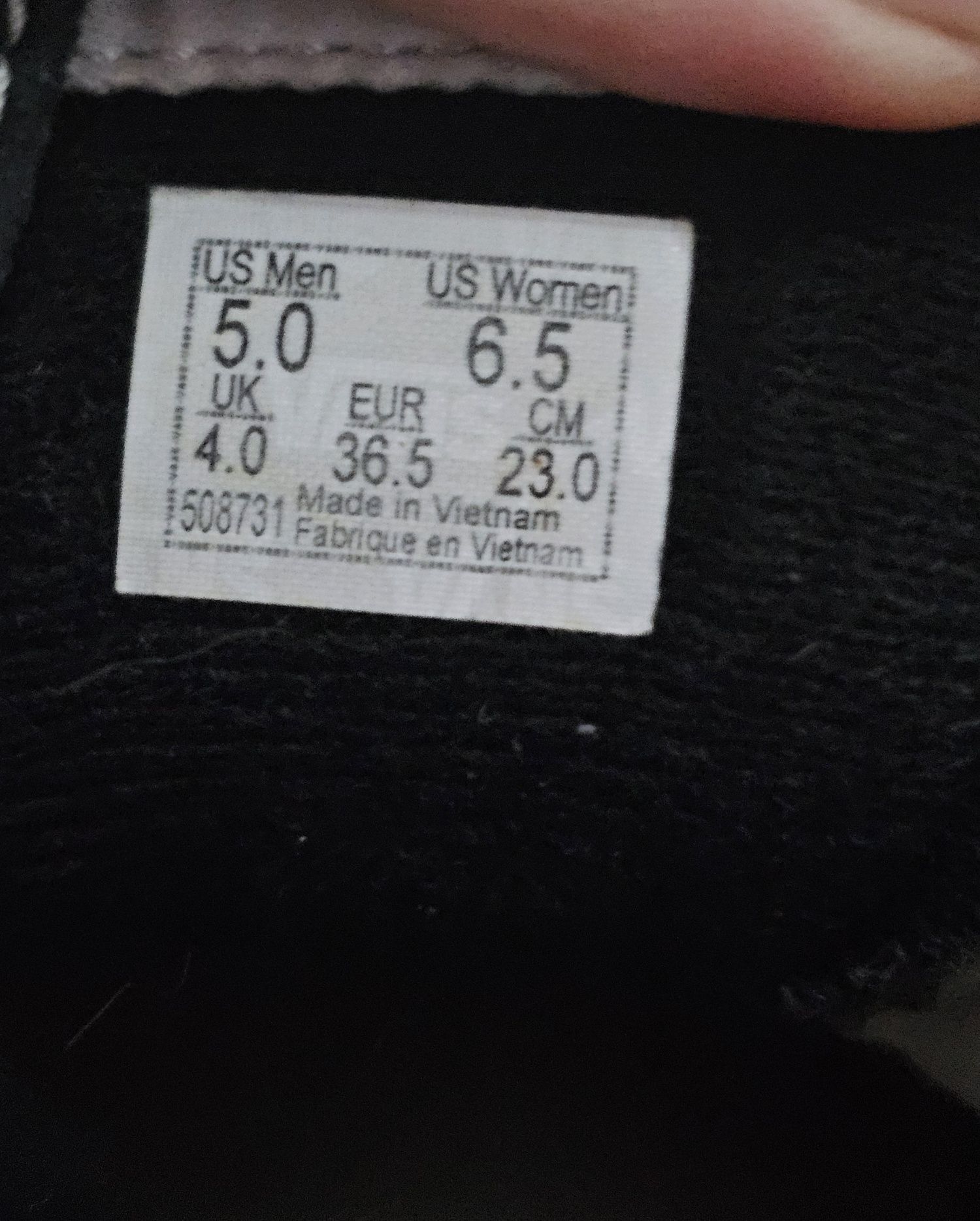 Buty damskie trampki czarne za kostkę vans Old skool rozmiar 36.5