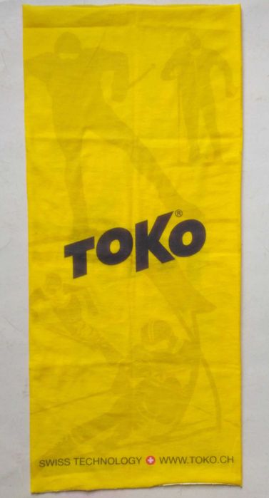 Баф TOKO yellow балаклава buff підшоломник шарф