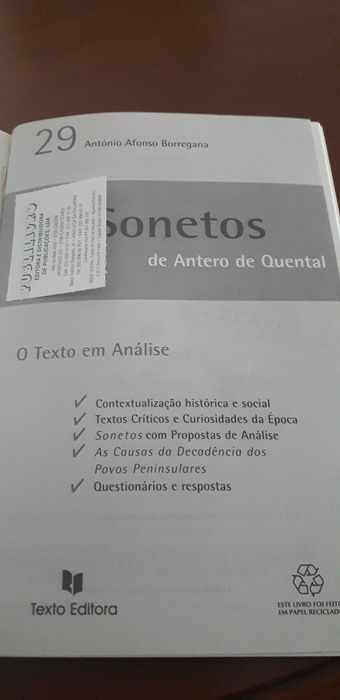 Os Sonetos de Antero de Quental