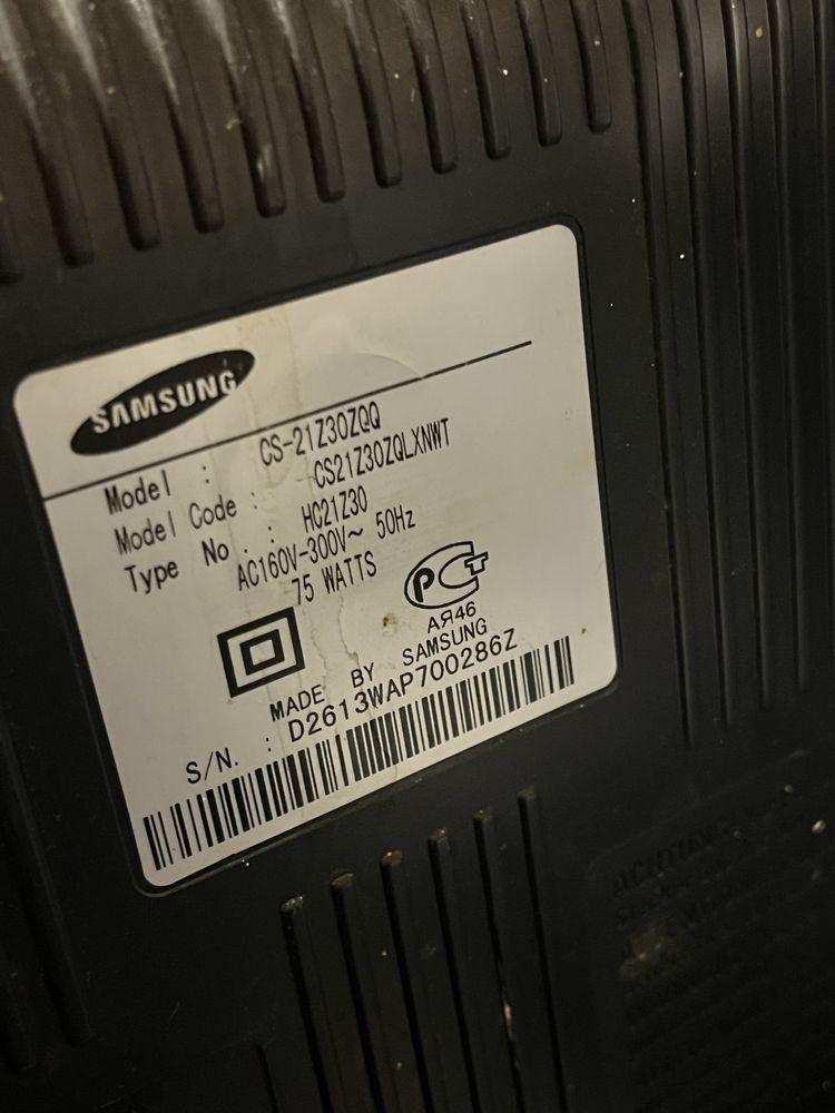 Телевізор Samsung cs21 робочий з тюнером.