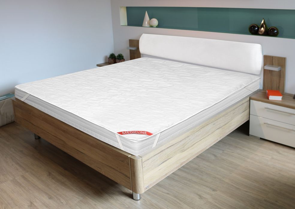 Nakładka / Ochraniacz Na Materac Pikowana Niciowo 90X200Cm Biała