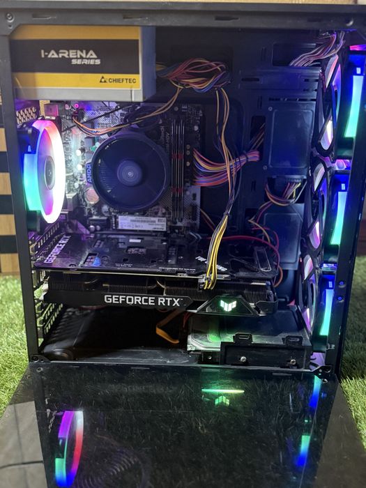 Игровой ПК + монітор та подарунки. Ryzen 5 5600/ RTX 3060ti/ 32GB