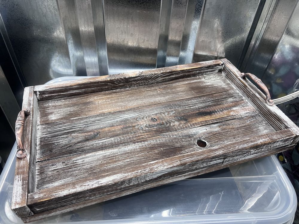 Підніс деревʼяний hand made в стилі рустік