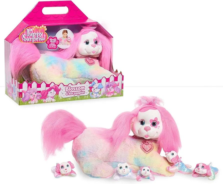 Вагiтне щеня , беременная собачка с сюрпризом Blossom Plush Just