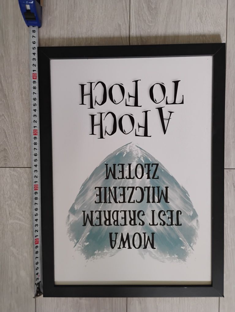 Obraz Mowa jest srebrem...