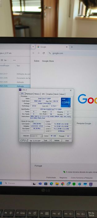 LG Gram 16 – i7-1260P/16GB RAM/256GB NVMe/1,19 kg – Excelente estado