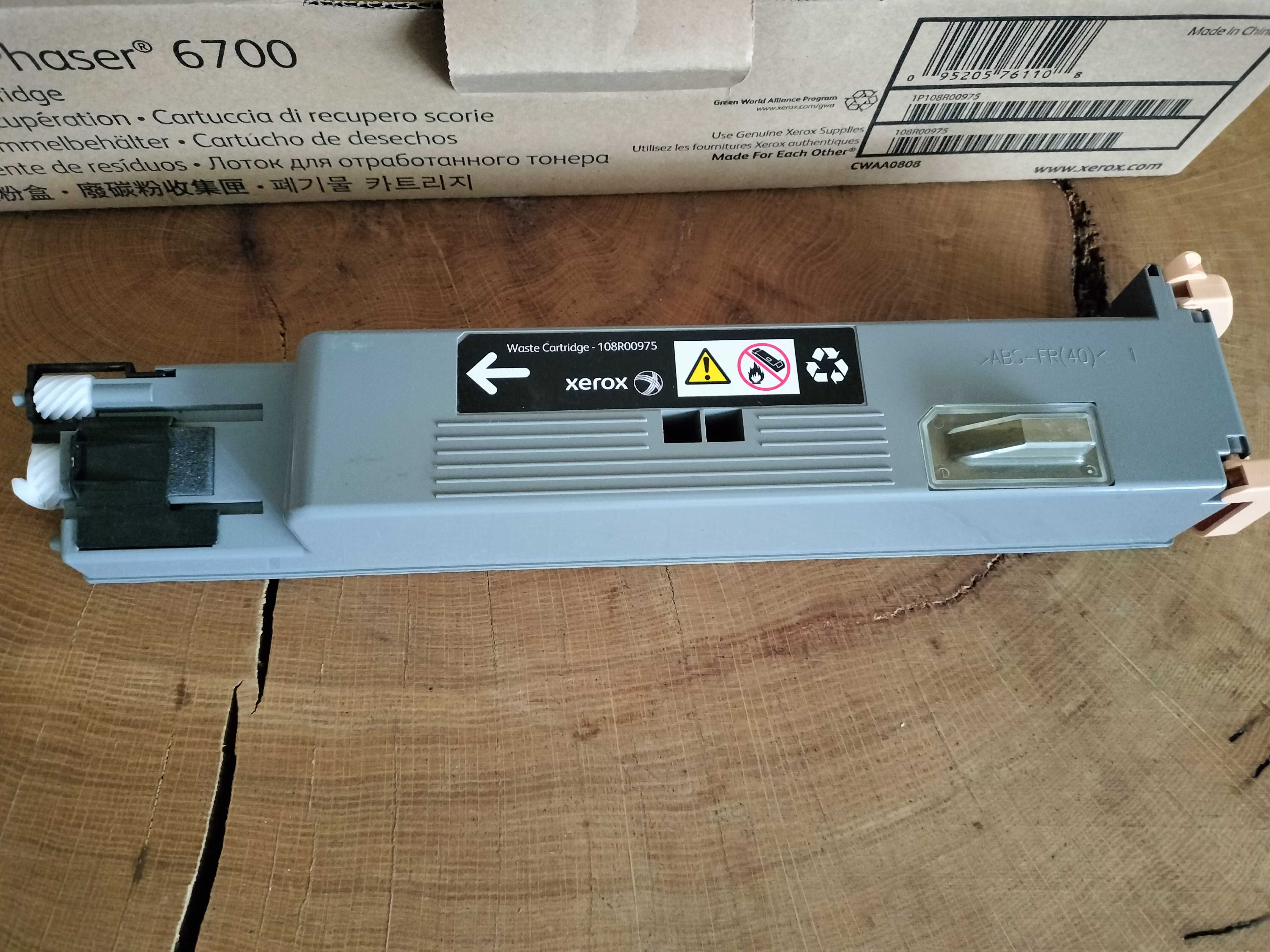 Xerox Phaser 6700 pojemnik na zużyty toner, nowy
