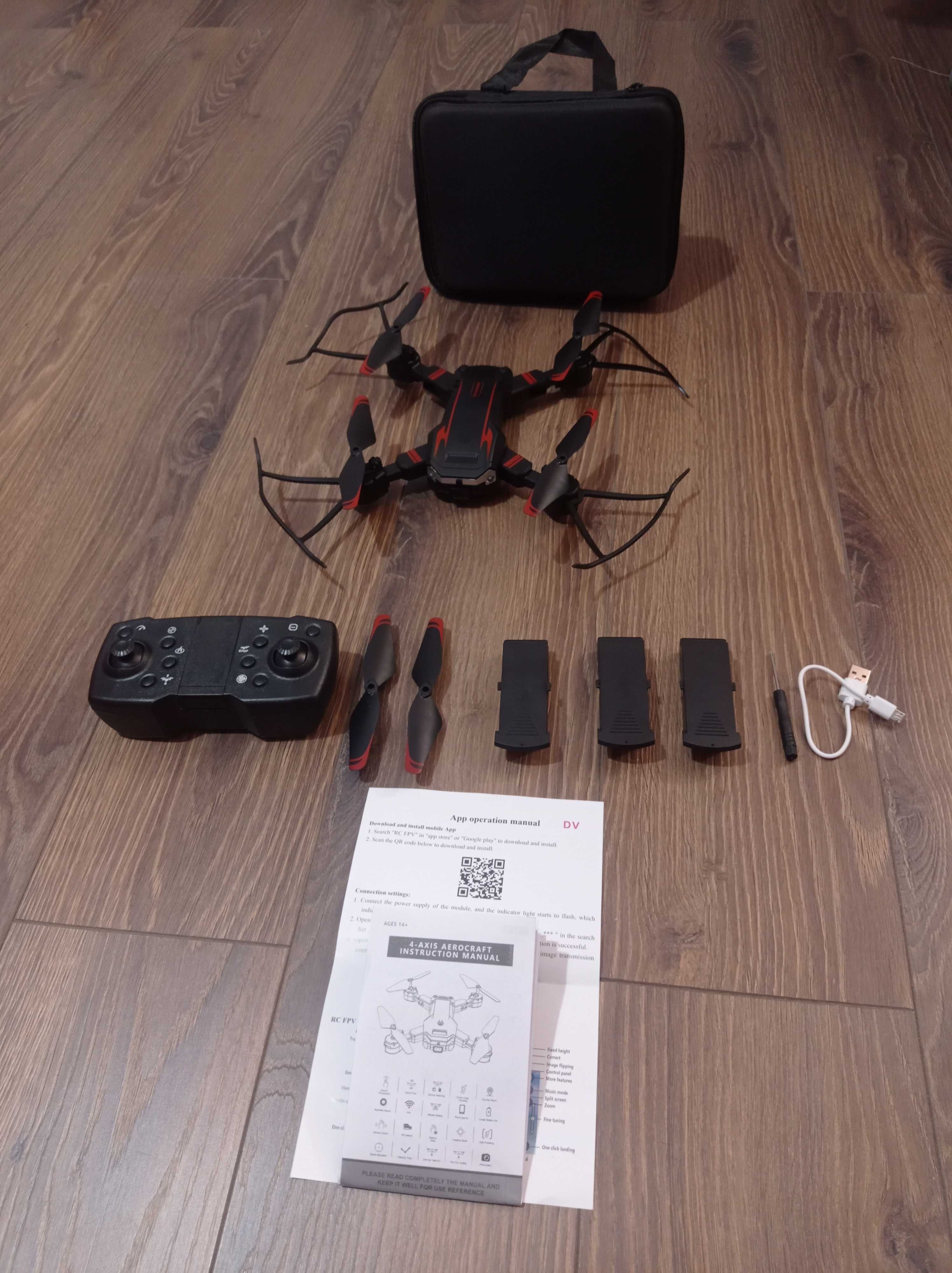 Dron kamera 8K sterowany z telefonu