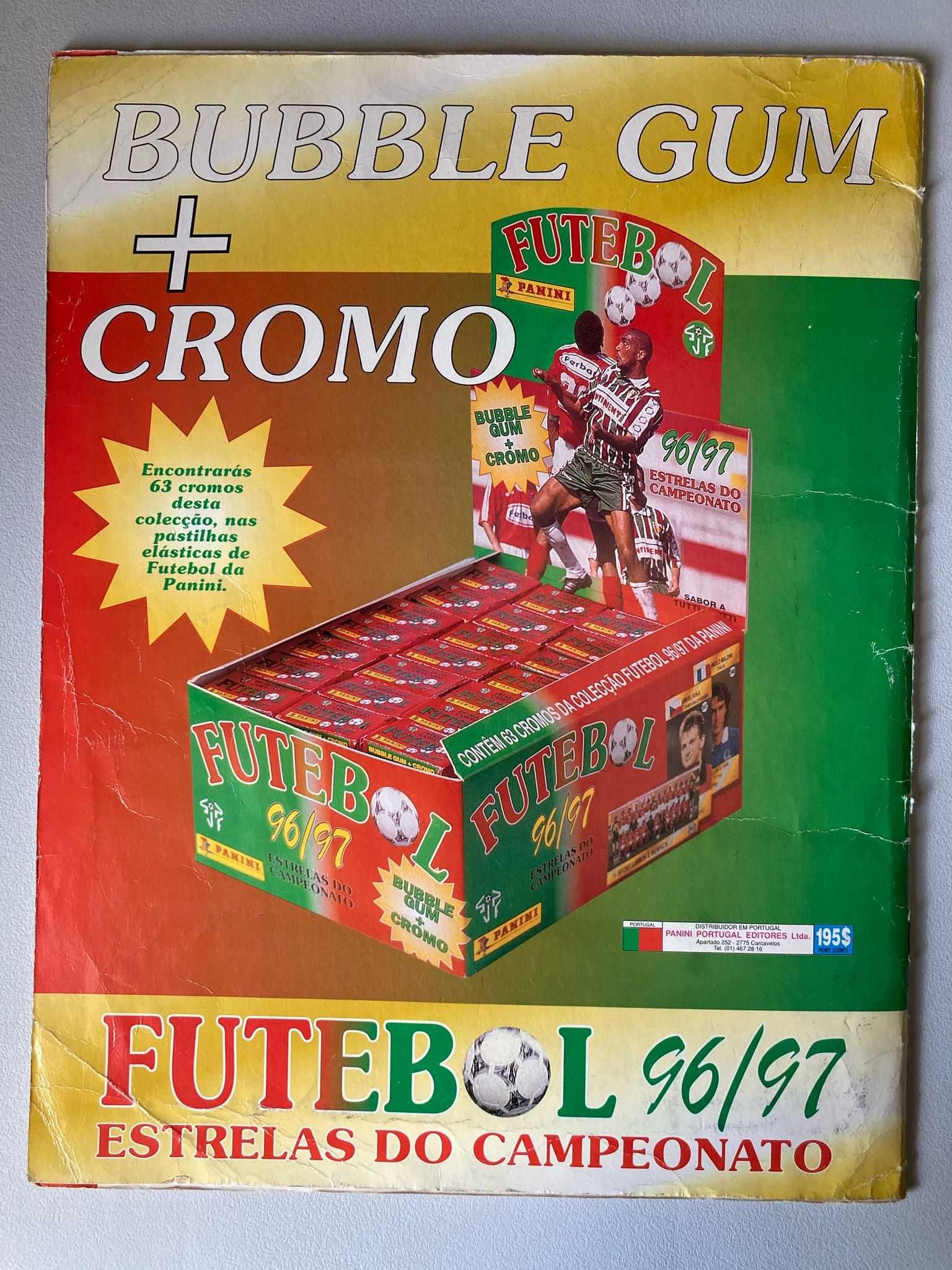 Caderneta de Cromos Futebol 96/97