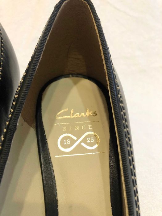 Брендовые женские новые туфли Clarks Bombay Lights р. 38 кожа