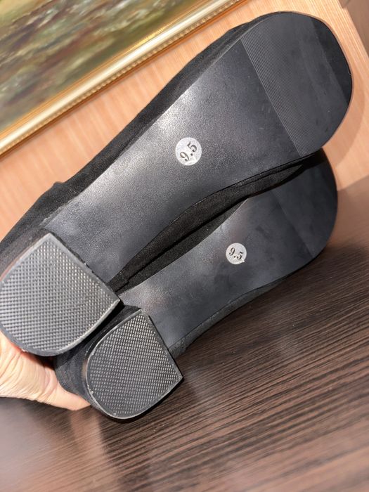 Нові 42-43 розмір ботфорди чорні стрейч шикарні