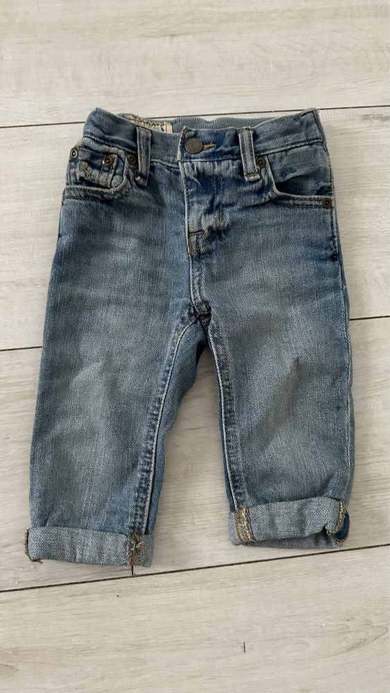 Джинси на 9 - 12 місяців на 1 рік polo Ralph Lauren джинсы