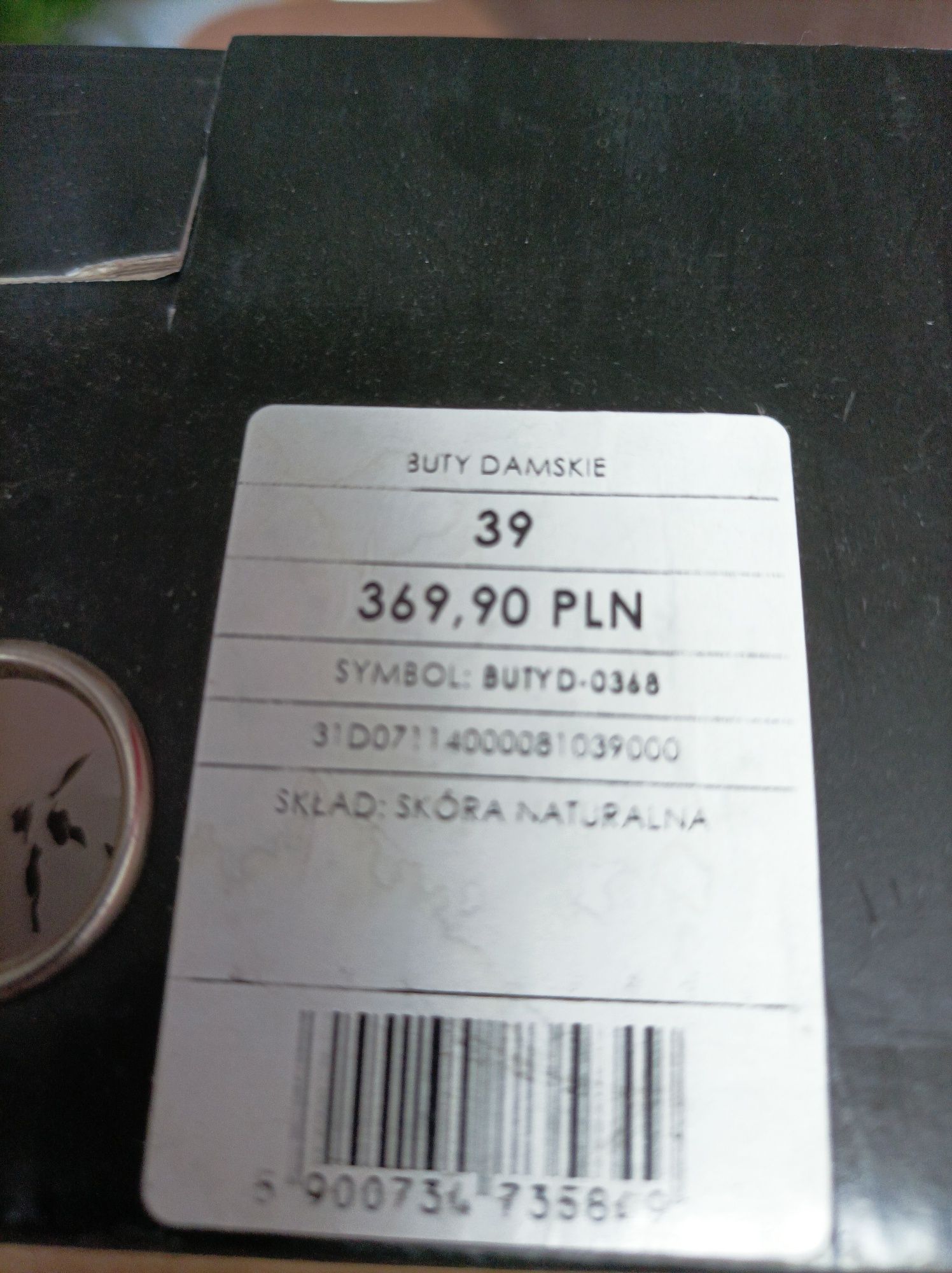 Buty damskie rozmiar 39 ze skóry naturalnej