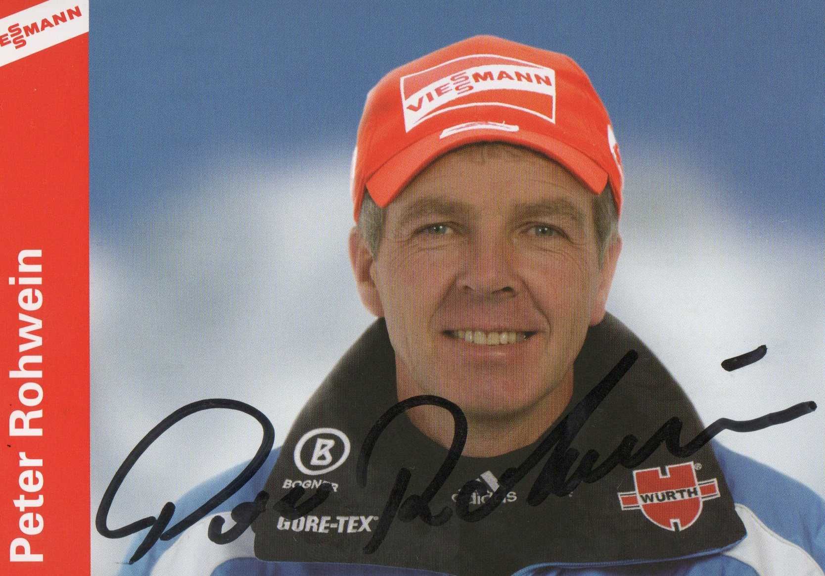 Peter Rohwein - autograf (skoki narciarskie)