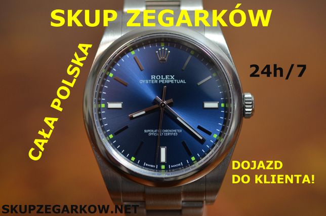 Skup zegarków 24H najlepsze ceny! -CAŁA POLSKA ROLEX Omega Breitling
