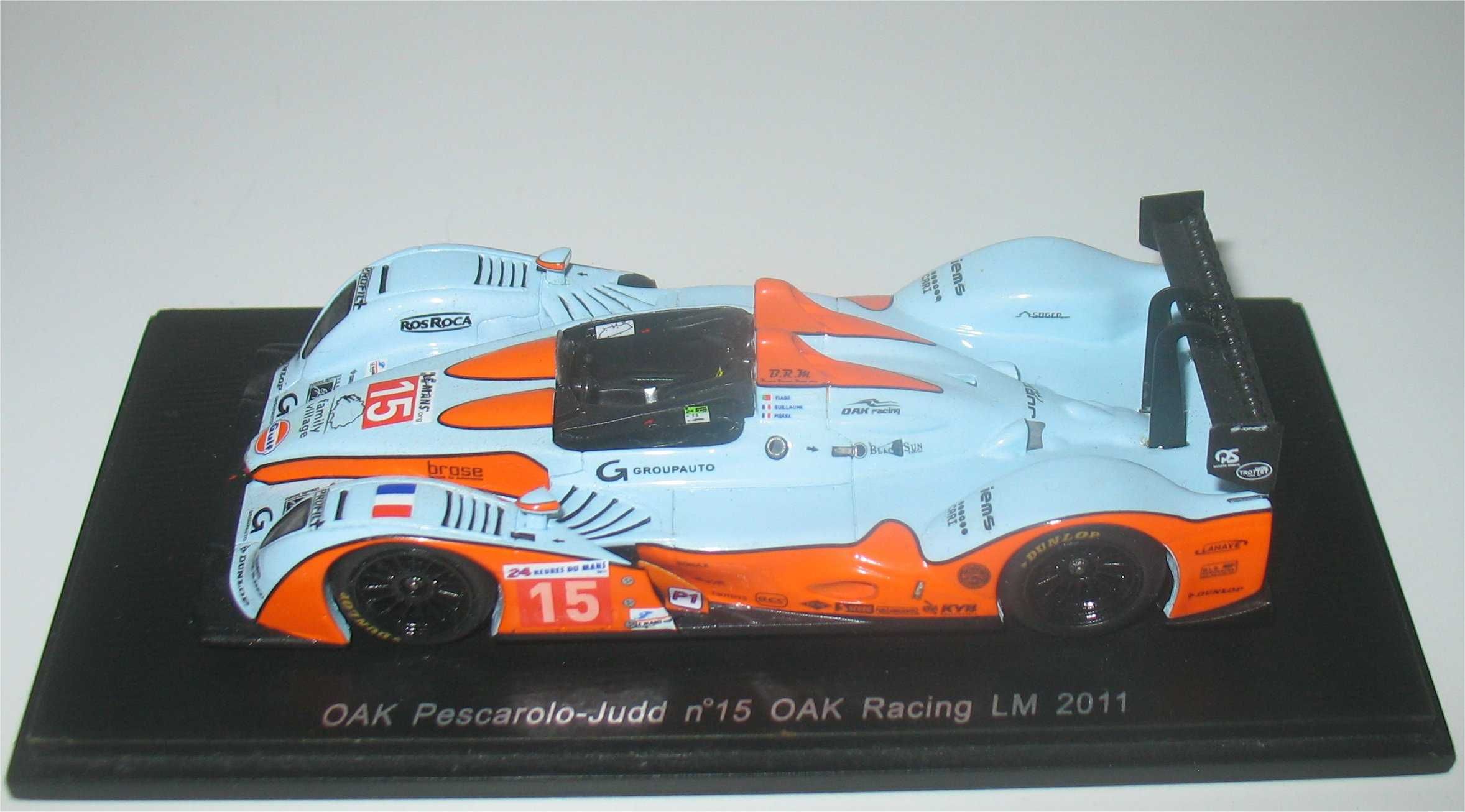 OAK Pescarolo-Judd -Le Mans 2011- Tiago Monteiro, G. Moreau, P. Ragues